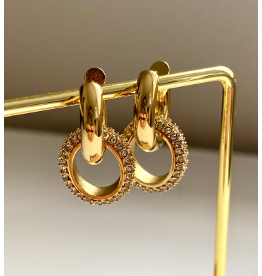 Heidi crystal Hoop 