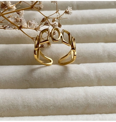 Tabitha geometric ring 