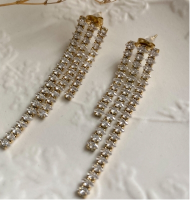 Farrah bling drop earrings 