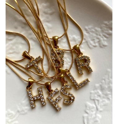 Paige Initial Pendant Necklace 