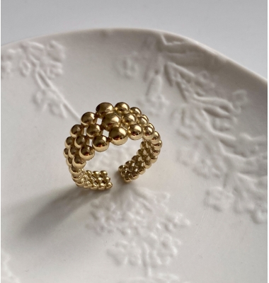 Kate bead layered  ring 