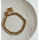 Kai double layer crystal chain bracelet 