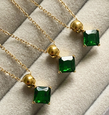 Paisely 18K Gold Plated Necklace 